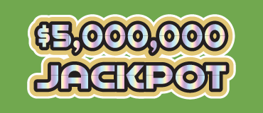 $5,000,000 JACKPOT scratch-off ticket