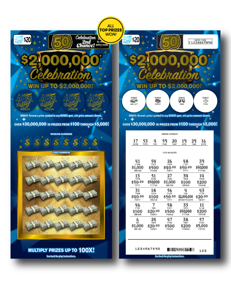 $2,000,000* CELEBRATION
