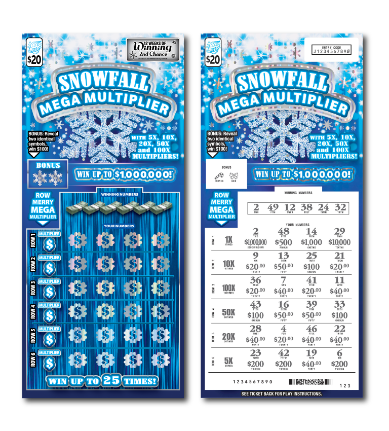 50k Bingo Doubler Instant Ticket Game